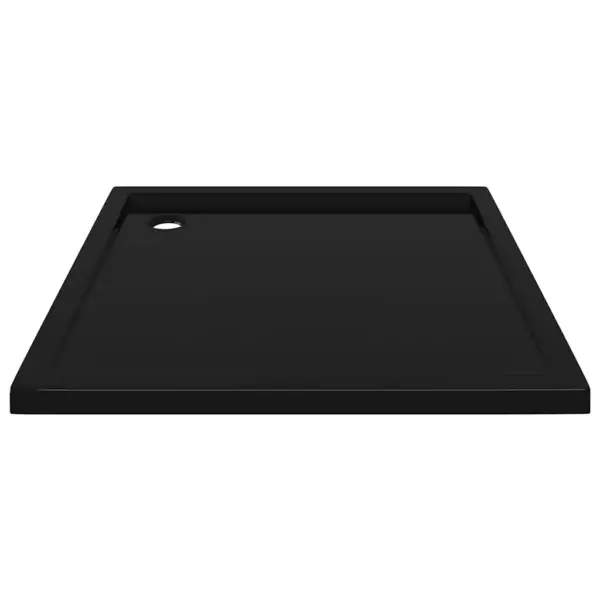 Madal kandiline dušialus klaaskiuga tugevdatud ABSist, must, 80 x 80 cm – 5