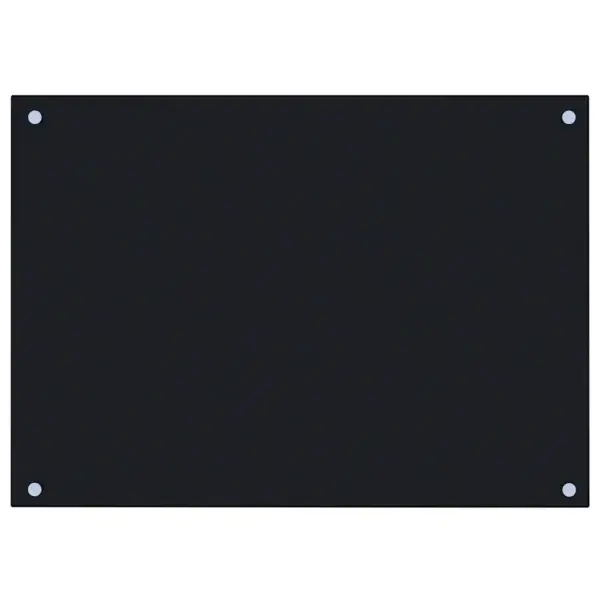 Köögipritsmekaitse, must karastatud klaas, 70 x 50 cm – 2