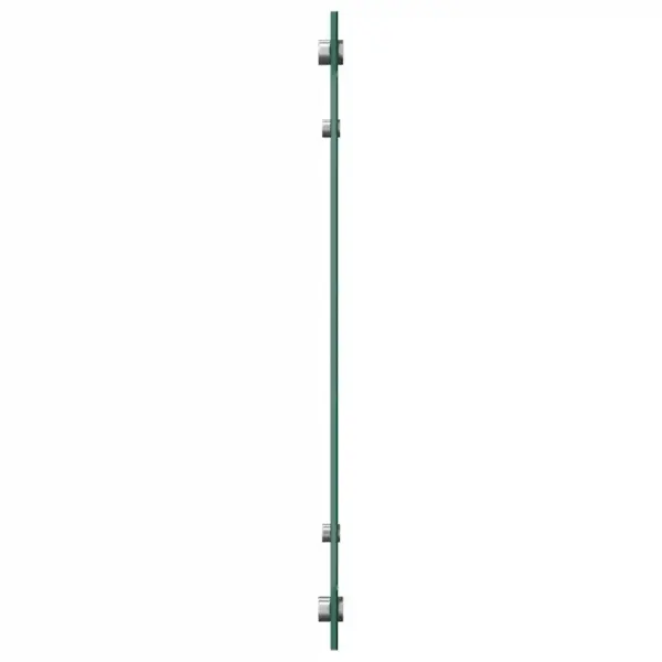 Karastatud klaasist köögi pritsmekaitse, must, 90 x 60 cm, 6 mm – 6