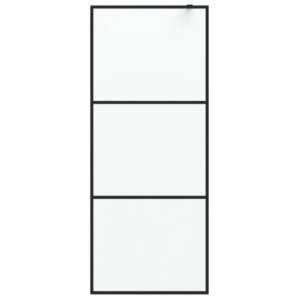 Must matt dušisein karastatud klaasiga, 80 x 195 cm – 3