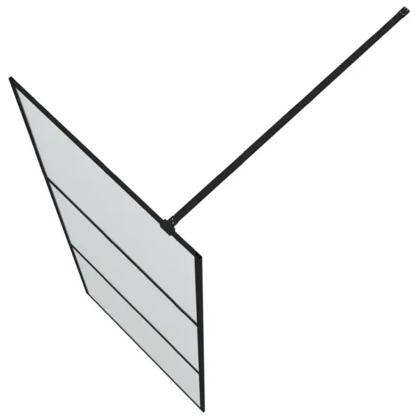 Must matt dušisein karastatud klaasiga, 80 x 195 cm – 5