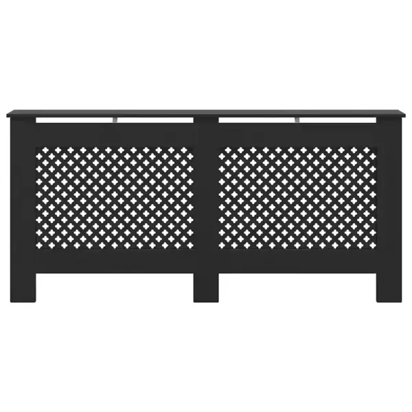 Must MDF radiaatorikate kärgstruktuuriga, 172 x 19 x 81,5 cm – 4