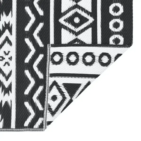 Must jacquard mustriga õuevaip ARAKIL, polüpropüleen, 160 x 230 cm – 5