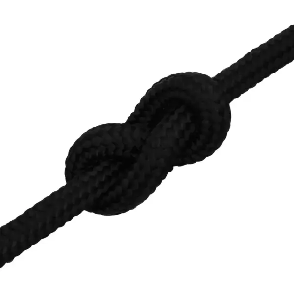Punutud töököis, must polüester, 18 mm, 50 m - 5