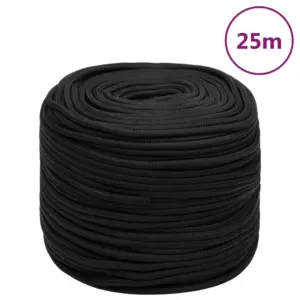 Polüpropüleenist paadiköis, täismust, 10 mm, 25 m