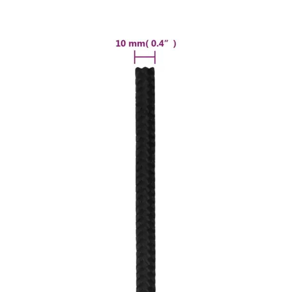 Polüpropüleenist paadiköis, täismust, 10 mm, 25 m – 6