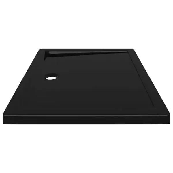 Must ristkülikukujuline dušialus madala lävega, 80 x 100 cm – 5