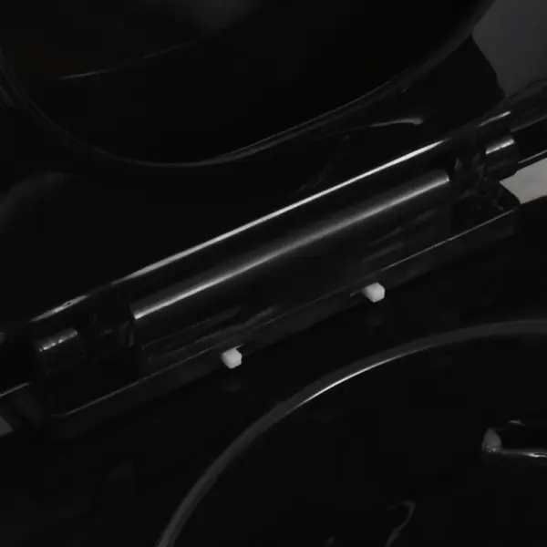 Seinale kinnitatav ääreta keraamiline WC-pott pehme sulgumisega prill-lauaga, must, 36 x 48 x 41,5 cm – 9