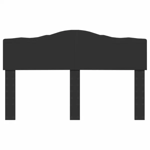 Voodipeats 160 cm voodile, musta tamme tooni tehispuit, 163 x 3 x 90 cm – 4