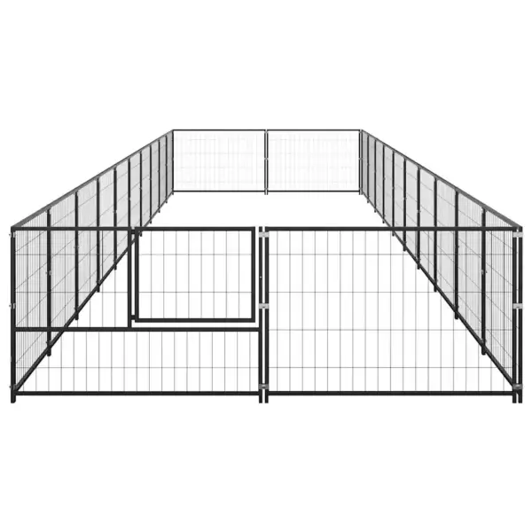 Koeraaedik terasvõrguga, must, 20 m², 1000 x 200 x 70 cm - 5