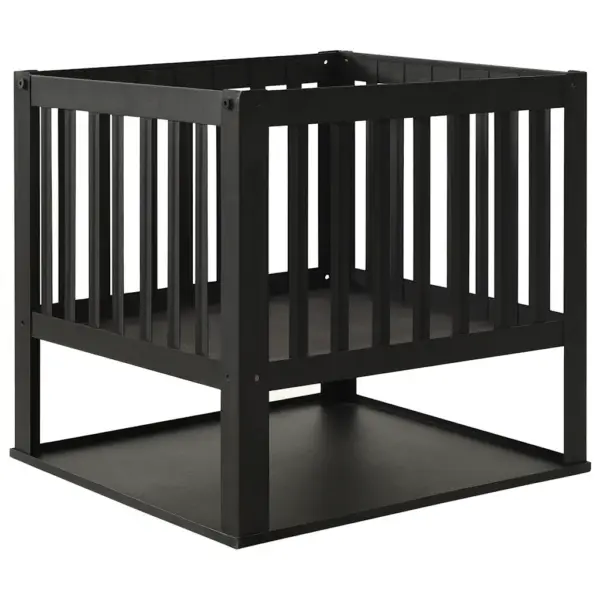 Terasest tulease riiuliga, must, 40 x 40 x 40 cm – 2