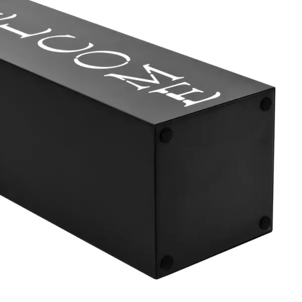 Terasest vihmavarjuhoidja WELCOME kirjaga, must, 15,5 x 15,5 x 48,5 cm – 4