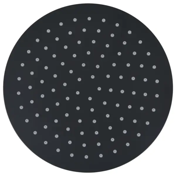 Ümar vihmadušiotsik 25 cm, must, roostevaba teras – 2