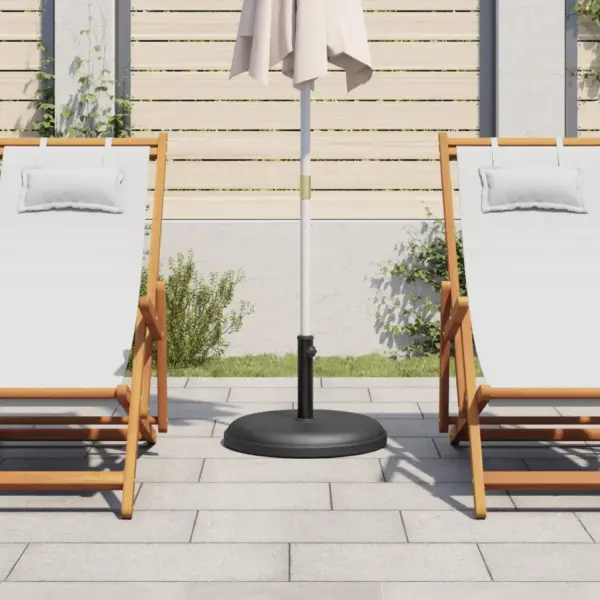 Ümmargune päikesevarju alus 25 kg, must, Ø49,5 cm, postile 32/35/38 mm – 3