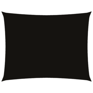 Veekindel ristkülikukujuline päikesepuri PU-kattega oxford-kangast, must, 2 x 3 m