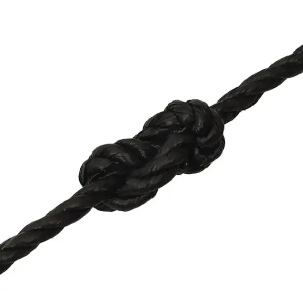 Polüpropüleenist töököis, must, 16 mm, 50 m - 5