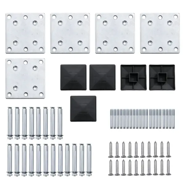 Must WPC aiapaneelide komplekt, 699 x 186 cm, komplekt – 9