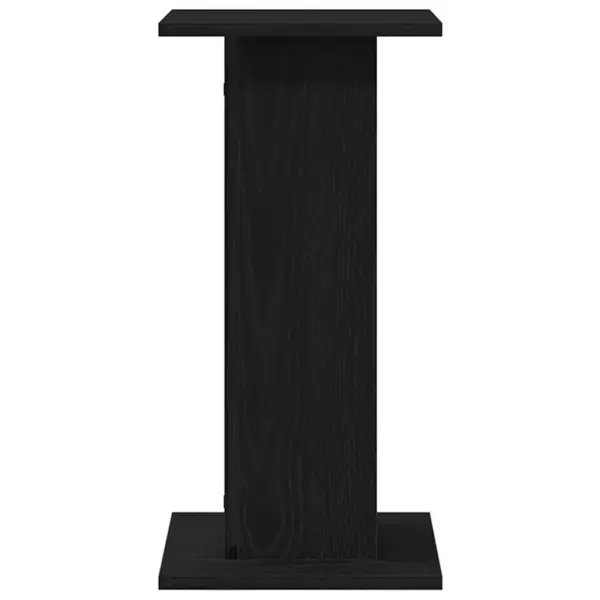 Taimealuste komplekt, musta tamme toonis tehispuit, 2 tk, 30 x 30 x 60 cm – 7