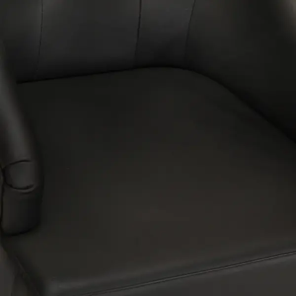 Mustad söögitoolid käetugedega, ehtne kitsenahk ja akaatsiapuit, 2 tk, 52 x 60 x 95 cm – 7