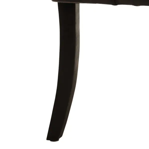 Mustad söögitoolid käetugedega, ehtne kitsenahk ja akaatsiapuit, 2 tk, 52 x 60 x 95 cm – 8