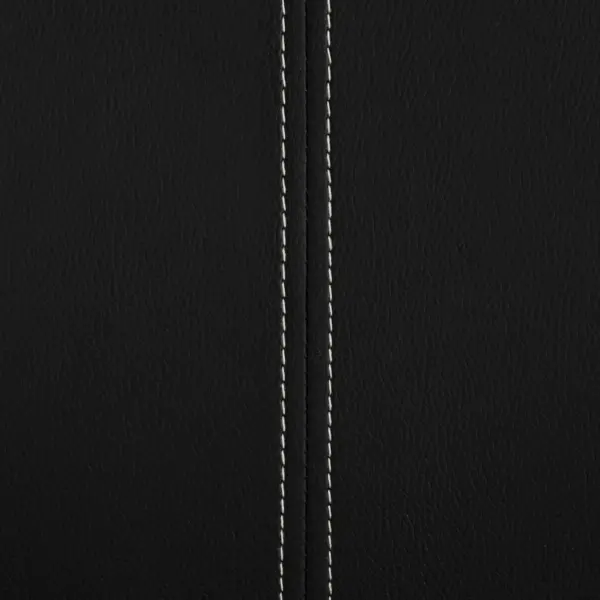 Mustad vetruvate jalgadega söögitoolid, kunstnahk ja teras, 2 tk, 43 x 55 x 100 cm – 7