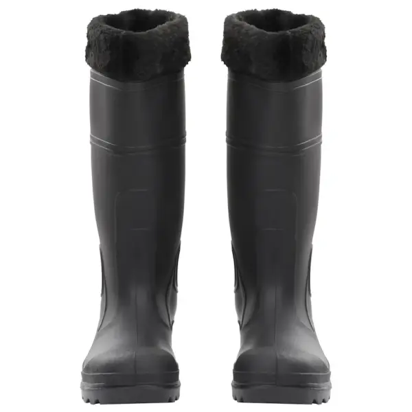 Veekindlad PVC kummikud eemaldatava voodriga, must, suurus 40, kõrgus 38 cm – 3