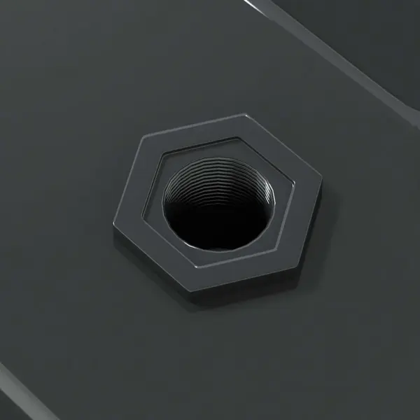 Mustad roostevabast terasest seinariiulid, 2 tk, 50 x 23,5 x 3 cm, kandevõime 30 kg – 9