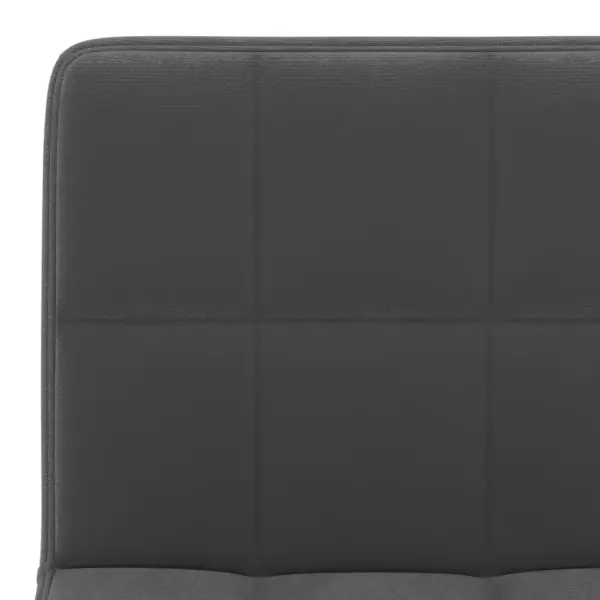 Mustad sametist reguleeritavad baaritoolid jalatoega, 2 tk, 360° pöörlevad, terasjalaga, 40 x 47 x 91–111 cm – 8