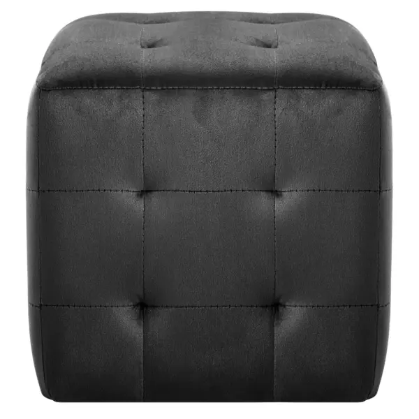 Mustad sametist tumbad jalatoeks, 2 tk, 30 x 30 x 30 cm – 3