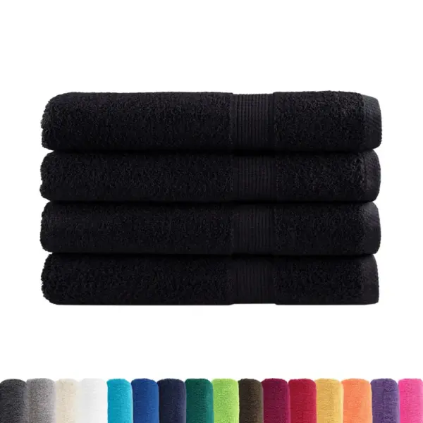Must saunalina SOLUND, 4 tk, 80 x 200 cm, 100% puuvill, 600 gsm – 2