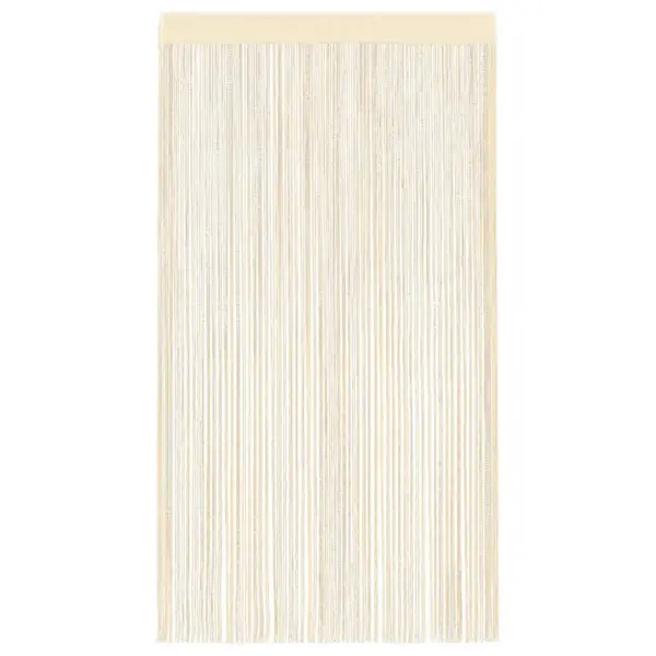 Nöörkardinad uksele ja aknale, 2 tk, kreemjasvalge, 140 x 250 cm – 4