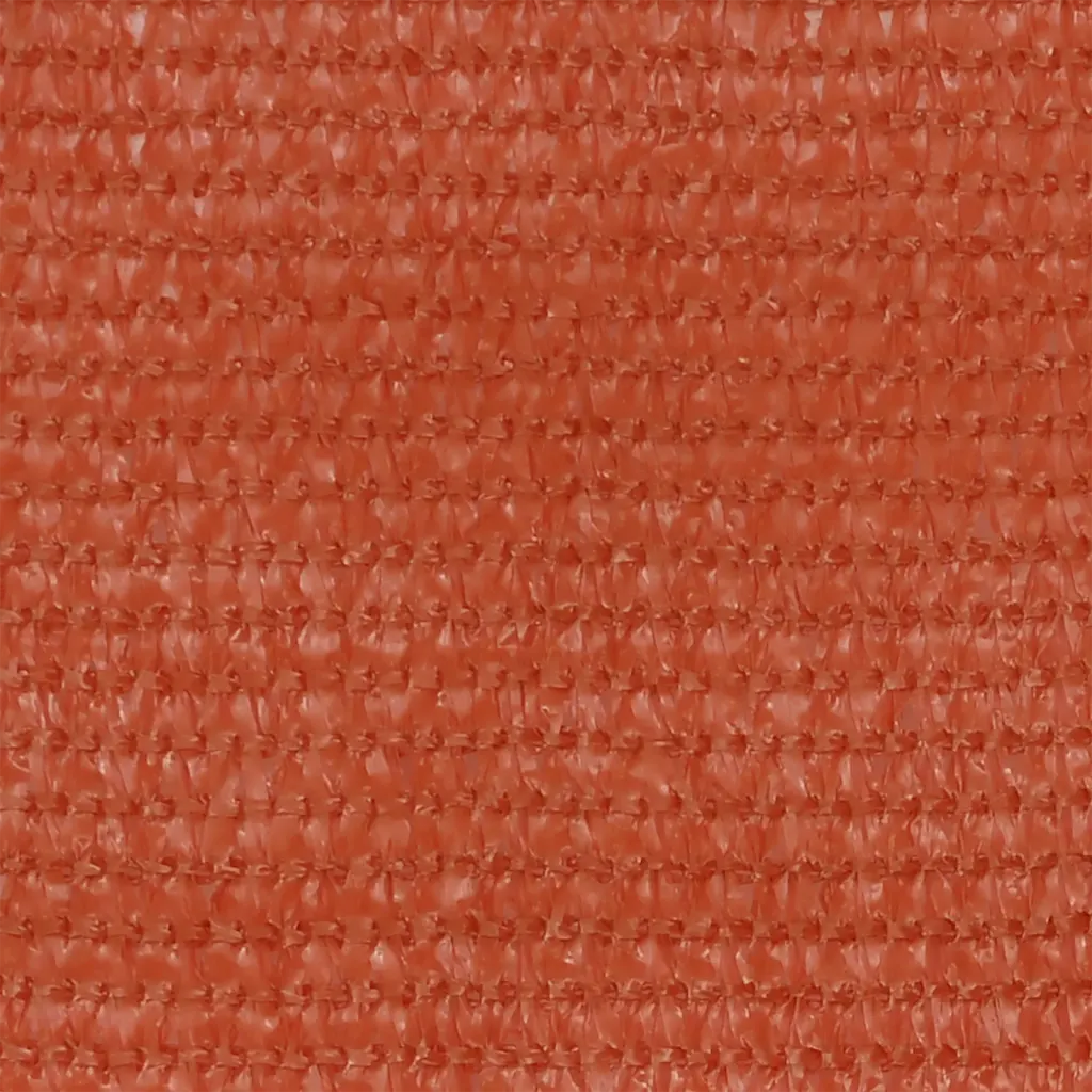 HDPE rõdusirm privaatsuse ja tuuletõkkega, oranž, 75 x 500 cm