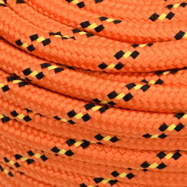 Punutud polüpropüleenist paadiköis, oranž, 18 mm, 50 m – 4