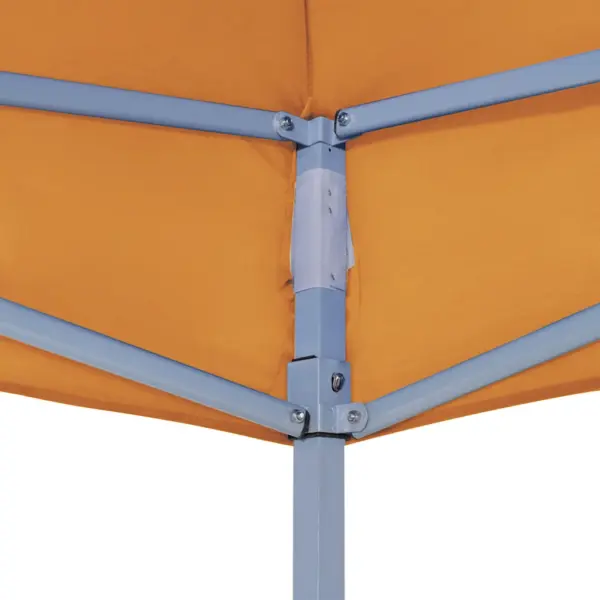 Peotelgi katus 4 x 3 m, oranž, PVC-kattega 600D oxford-kangas 270 g/m² – 6