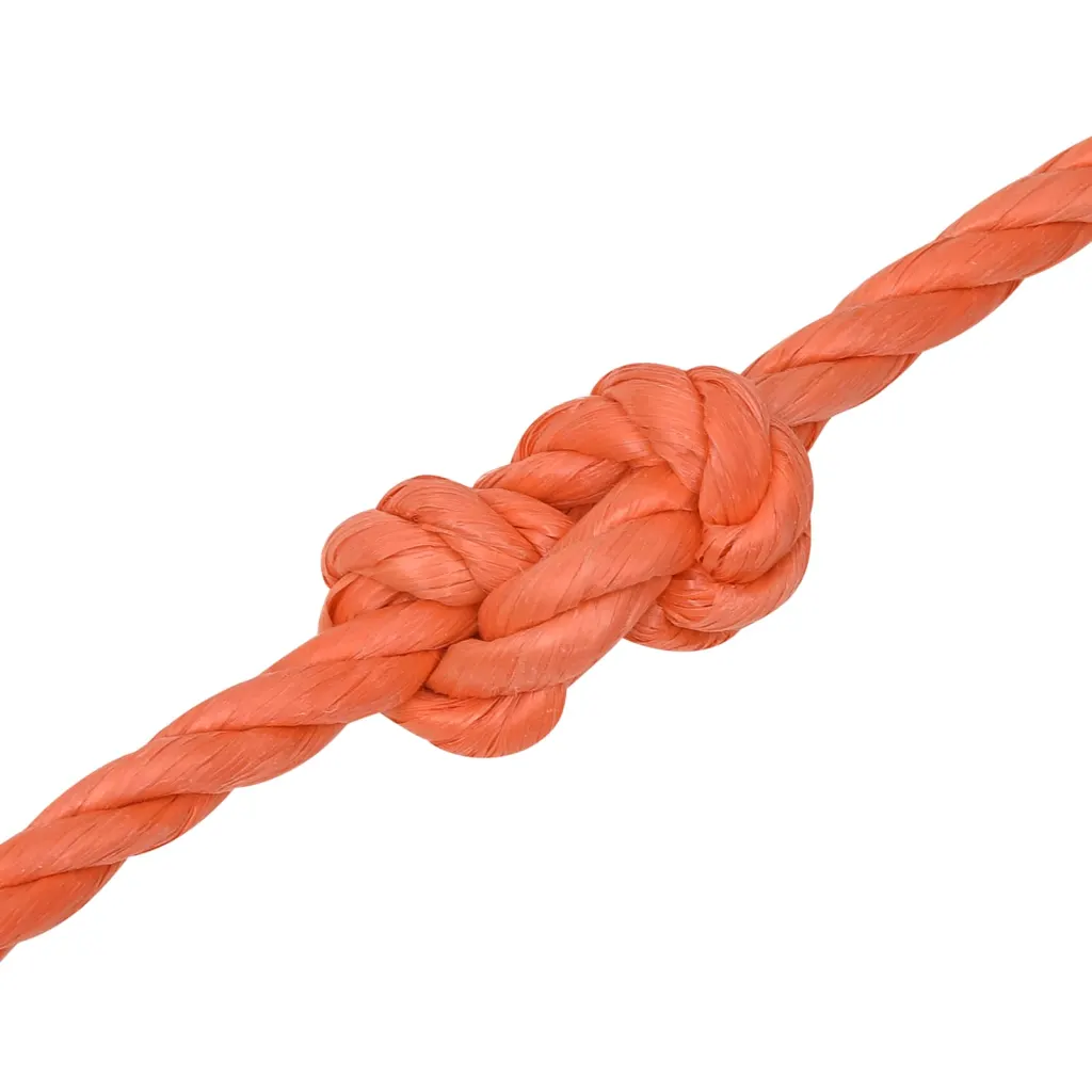Oranž punutud töököis, polüpropüleen, 20 mm, 25 m