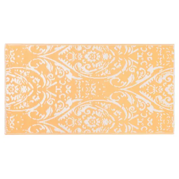 Õuevaip ARAKIL, oranž-valge jacquard, 120 x 180 cm, PP – 3