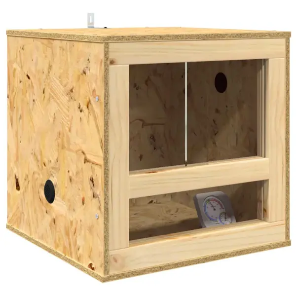 OSB-terrarium alusega, pruun, 40 x 40 x 90 cm – 5