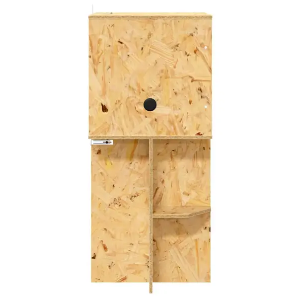 OSB-terrarium alusega, pruun, 40 x 40 x 90 cm – 9