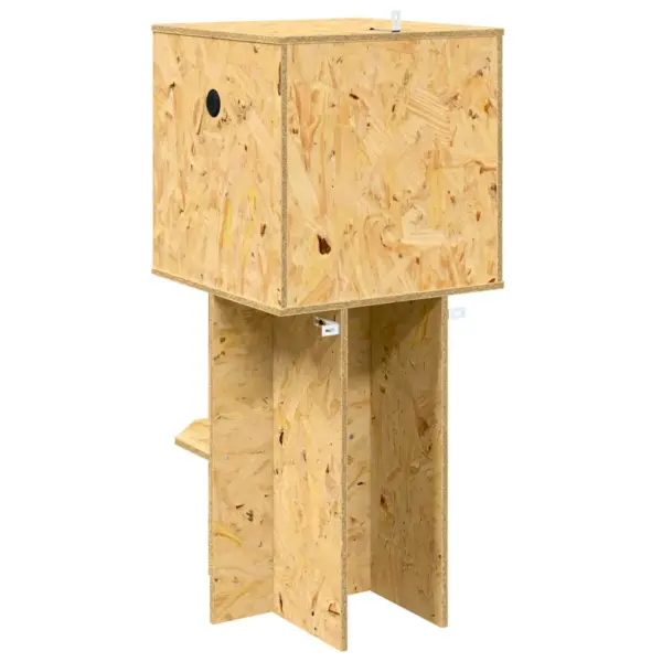 OSB-terrarium alusega, pruun, 40 x 40 x 90 cm – 10
