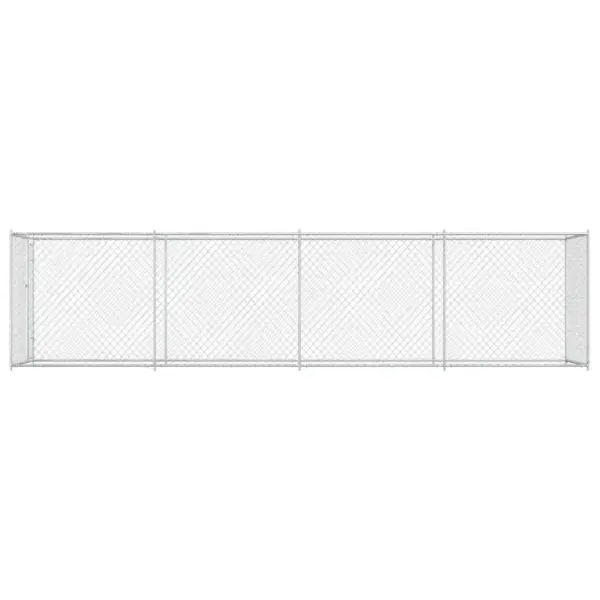 Õue koeraaed tsingitud terasest traatvõrguga, 760 x 192 x 185 cm – 2