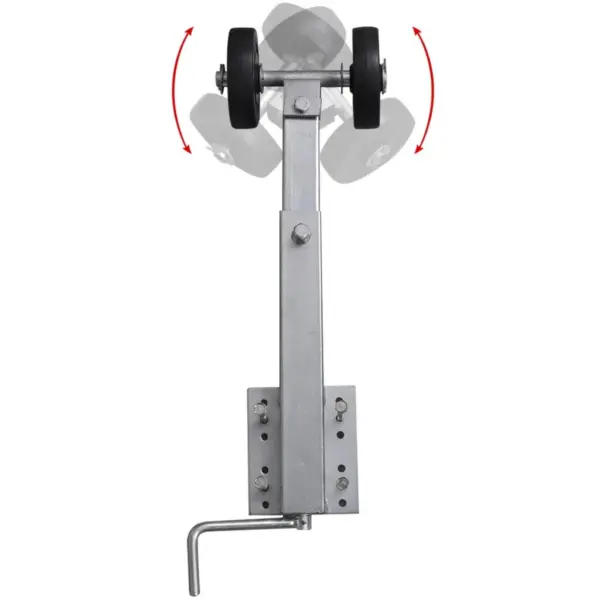 Reguleeritav paadi järelkäru vööritugi kahe kummirullikuga, 2 tk, 59–84 cm – 5