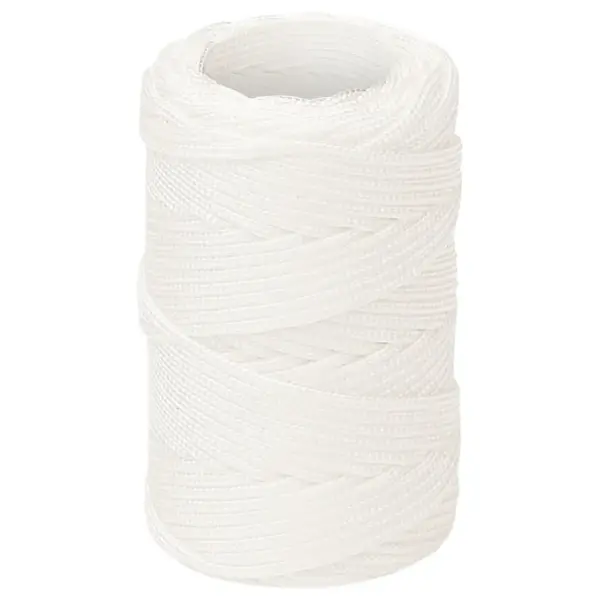 Polüpropüleenist paadiköis, täisvalge, punutud, 2 mm, 500 m rull – 2