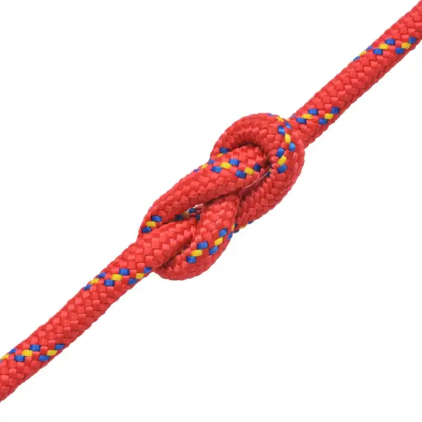 Paadiköis hulpiv polüpropüleenist, punane, 8 mm, 500 m – 2