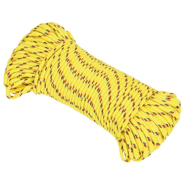 Paadiköis polüpropüleenist, kollane, 5 mm, 250 m – 2