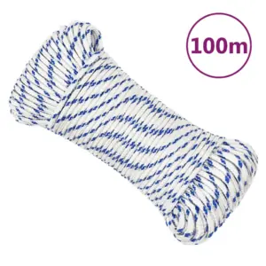Polüpropüleenist paadiköis, valge, 4 mm, 100 m