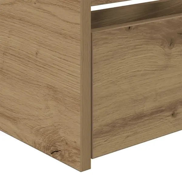 Päevavoodi sahtlite ja seljatoega, käsitöötamm, 90 x 200 cm, tehispuit – 7