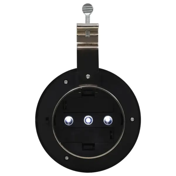 Päikesepatareiga ümmargused LED-aiavalgustid, 12 cm, 12 tk, hõbedane roostevaba teras – 11