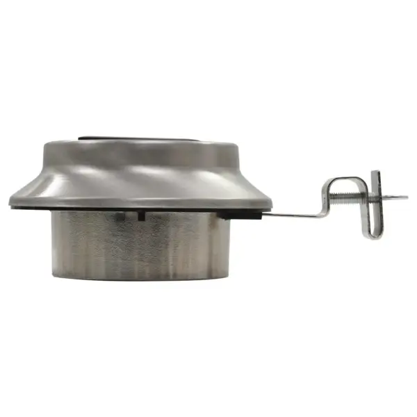 Päikesepatareiga ümmargused LED-aiavalgustid, 12 cm, 12 tk, hõbedane roostevaba teras – 5