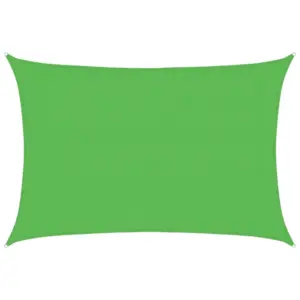 Ristkülikukujuline päikesepuri heleroheline HDPE, 3 x 4 m, 160 g/m²