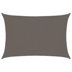 Ristkülikukujuline päikesepuri, antratsiithall 160 g/m² HDPE, 3 x 5 m